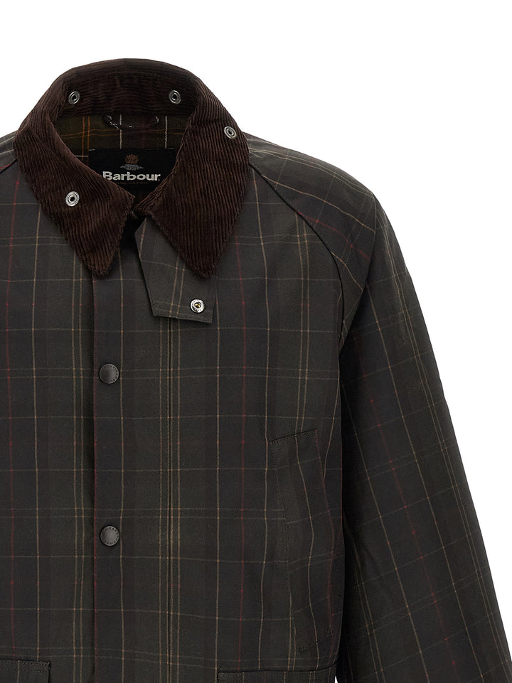 Barbour Tartan Os Bedale Puffer Jackets - Green | ec0feb5bb31f8a6966a4e86a0f698f2111668d8d