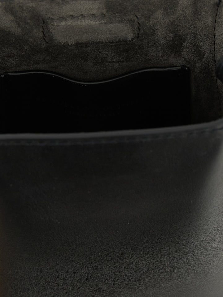 Brunello Cucinelli Cell Phone Holder With Shoulder Strap Home & Lifestyle - Black | 2a4e4a3aa278fc8acd9d05f68783084af3b3493e