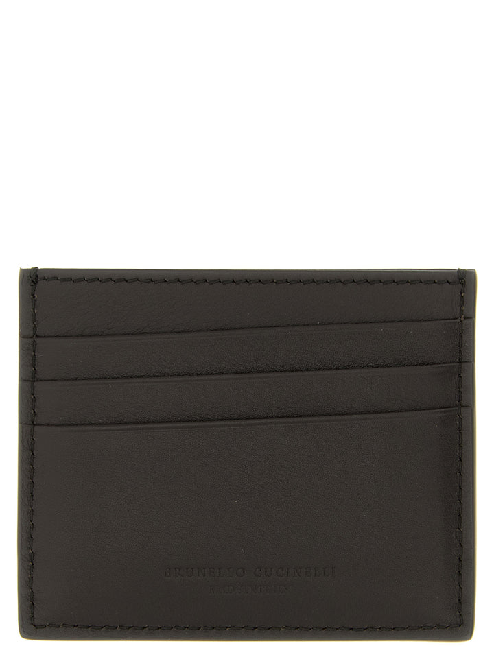 Brunello Cucinelli Logo Card Holder Wallets and Card Holders - Brown | 155fdcfea0ac0577065f71ff337b6a1dda4efa37