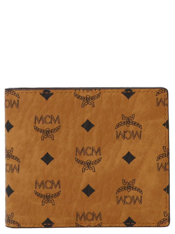 Mcm All Over Logo Wallet Wallets and Card Holders - Brown | bdface36604c5e42ac786b74f0d0674395d42b80