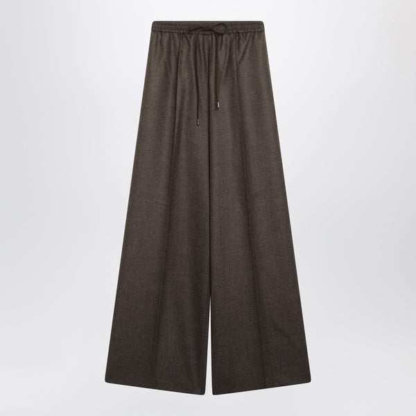 Wolf Trousers In Mélange Wool