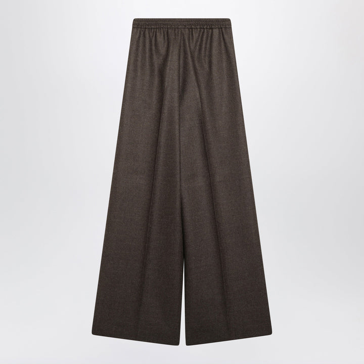 Max Mara Pantalón Wolf En Lana Jaspeada