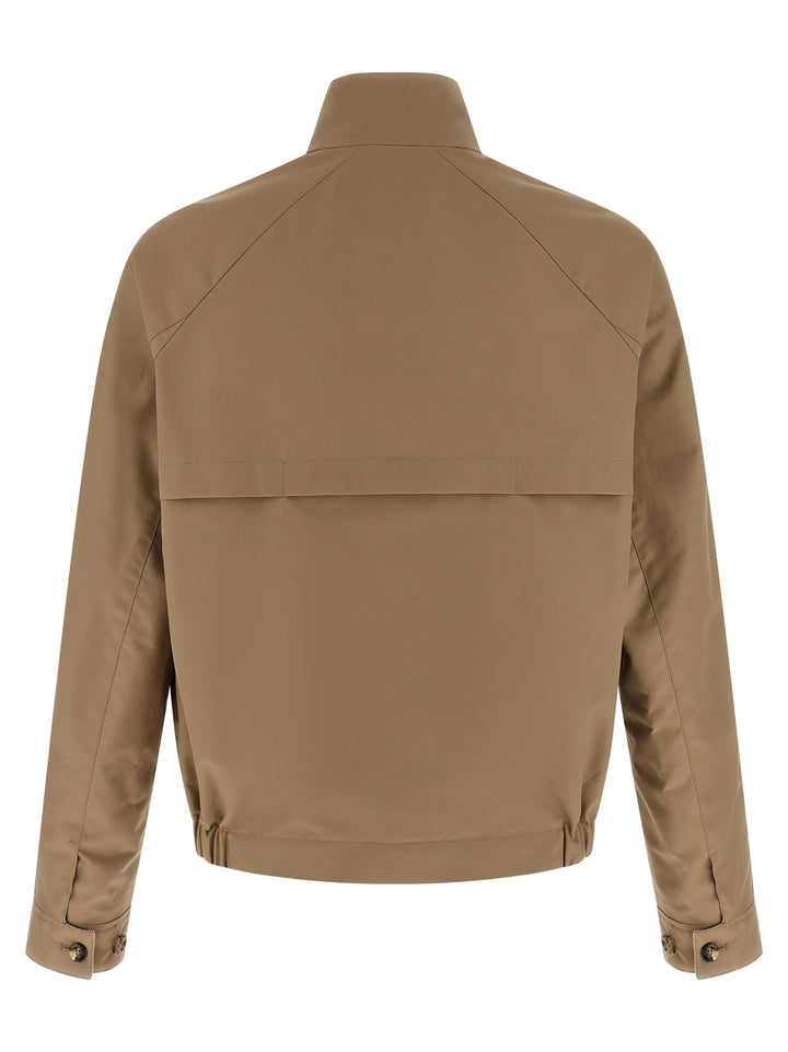 Brunello Cucinelli Techno Cotton Jacket Puffer Jackets - Beige | 8a1ea745bdd6b11f669056b37e9efb5c7fe6f251