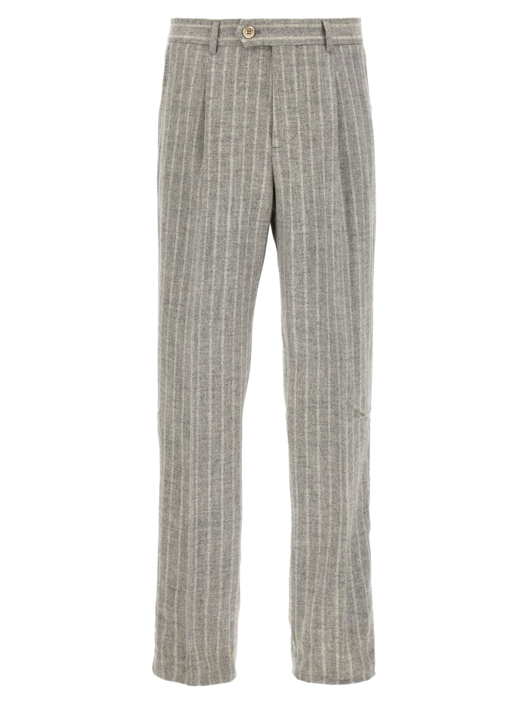 Pinstripe Pants Gray