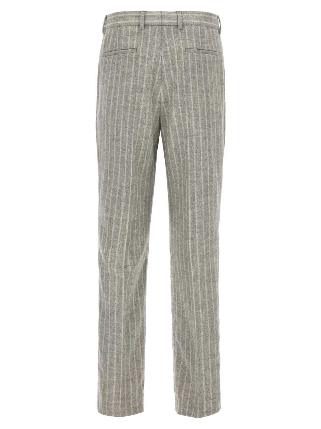 Pinstripe Pants Gray