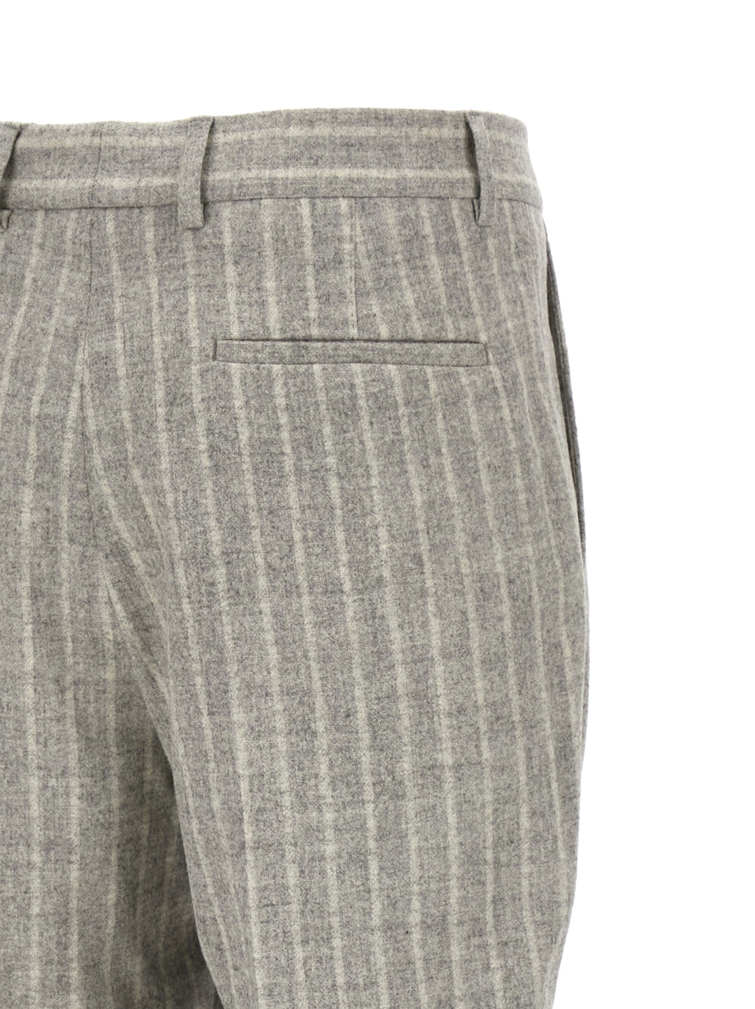 Pinstripe Pants Gray