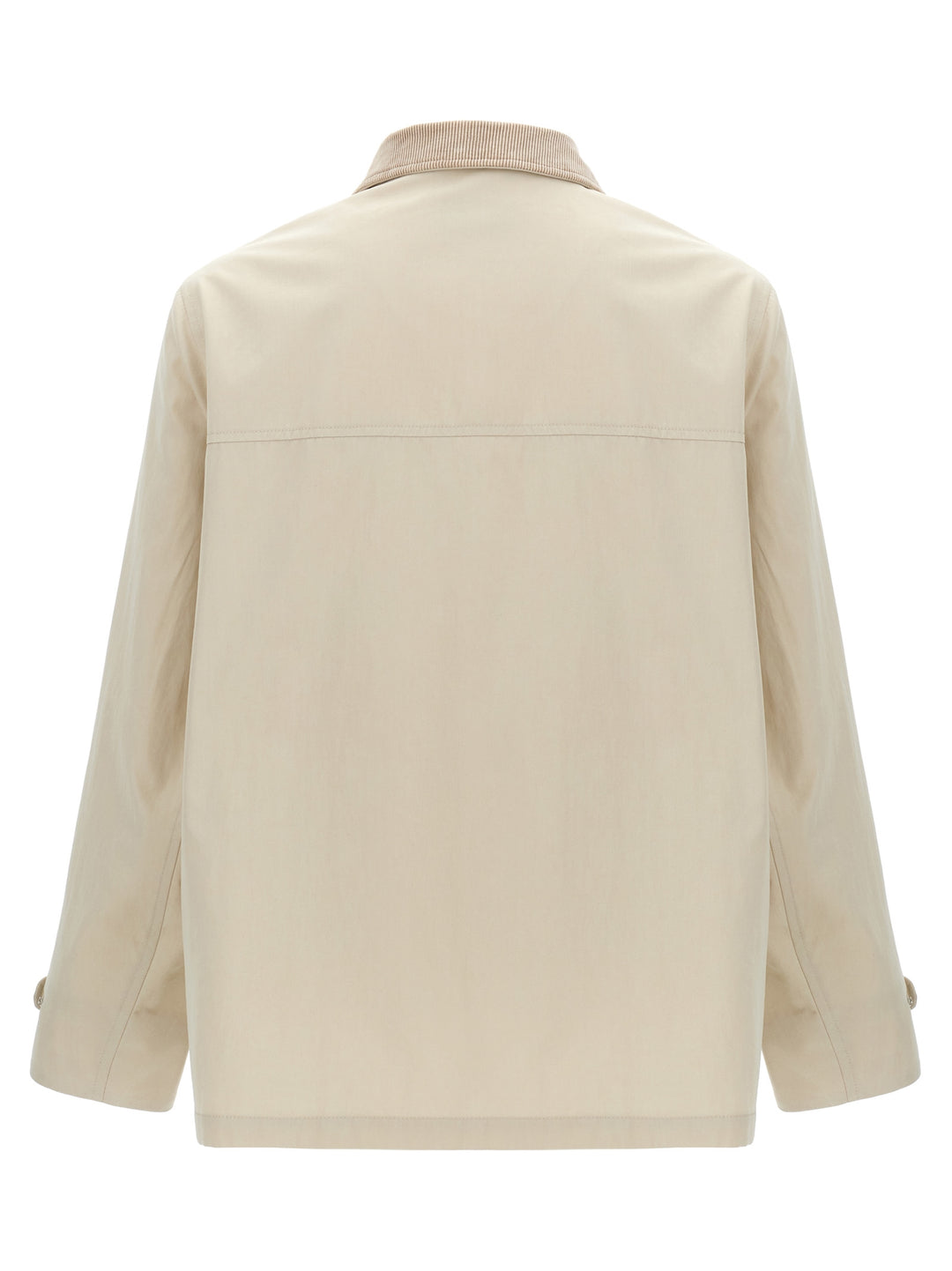 Velvet Collar Jacket Casual Jackets, Parka White