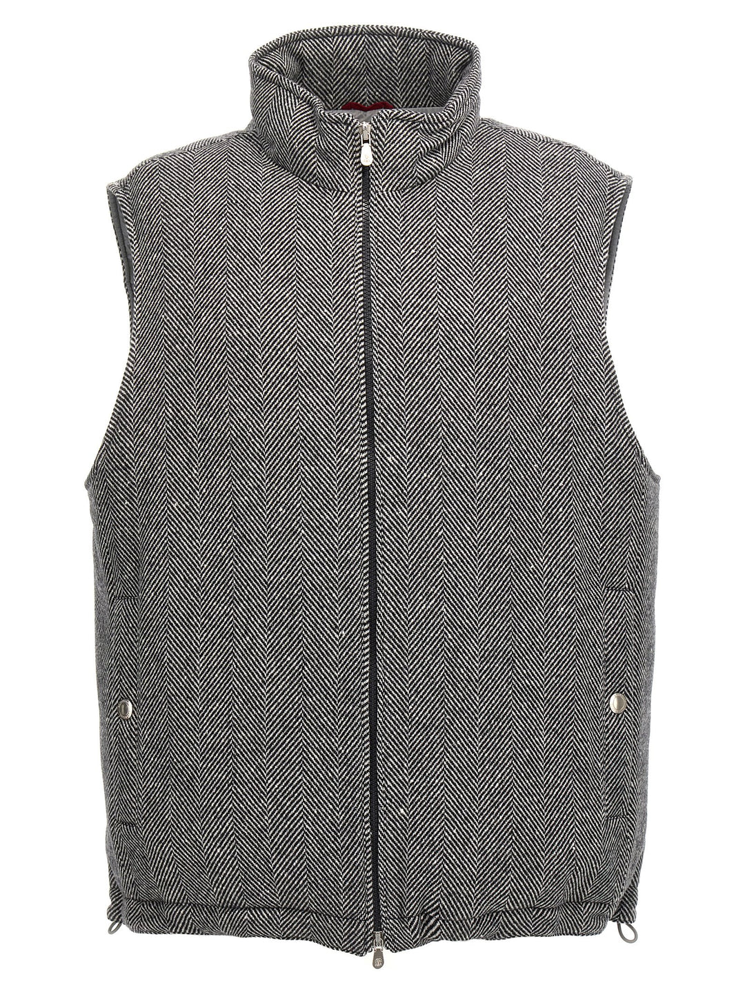 Chevron Vest Gilet Gray