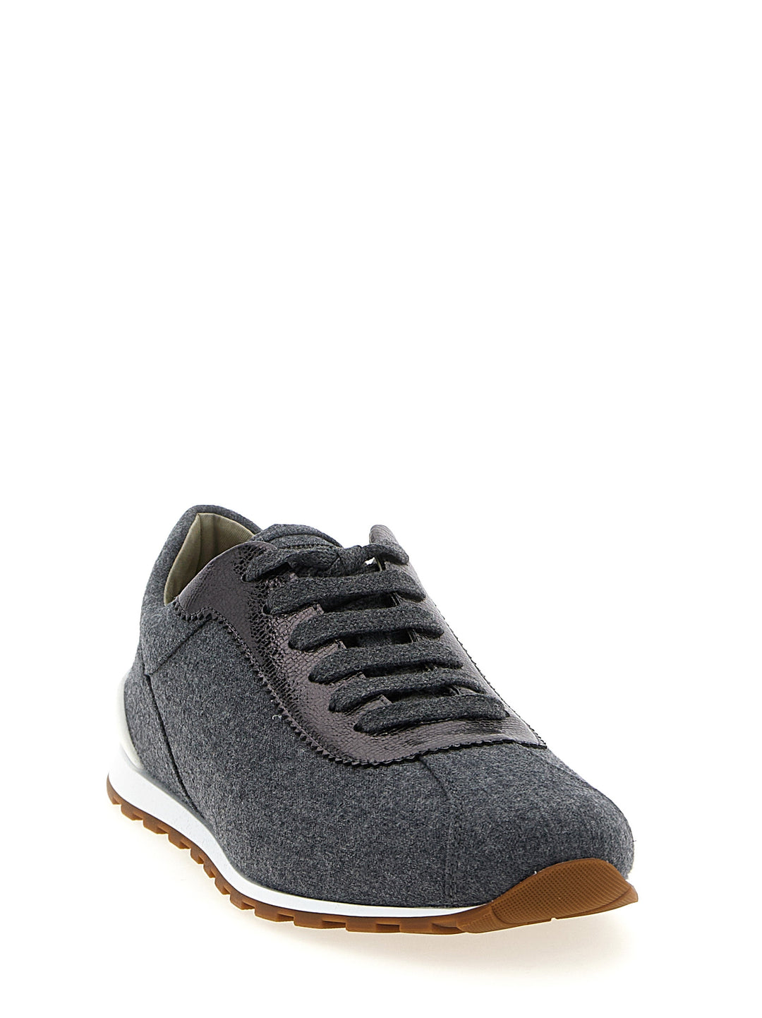 Brunello Cucinelli Runners Sneakers - Gray | f56eef7bfebe4289a0c13a69a6883ea70c10d493