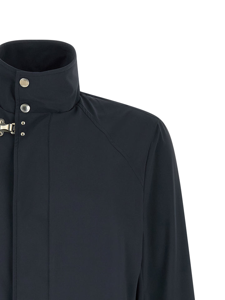 Brunello Cucinelli Waterproof Windbreaker Puffer Jackets - Blue | 56b21040af3f6a7c48e5ec2a52f1fa79c80238e2