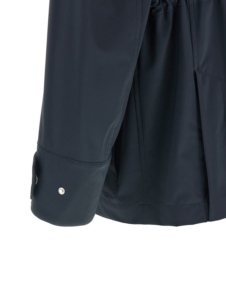 Brunello Cucinelli Waterproof Windbreaker Puffer Jackets - Blue | ef7f4318196cc82c644f6b822d52bc1032c785e5