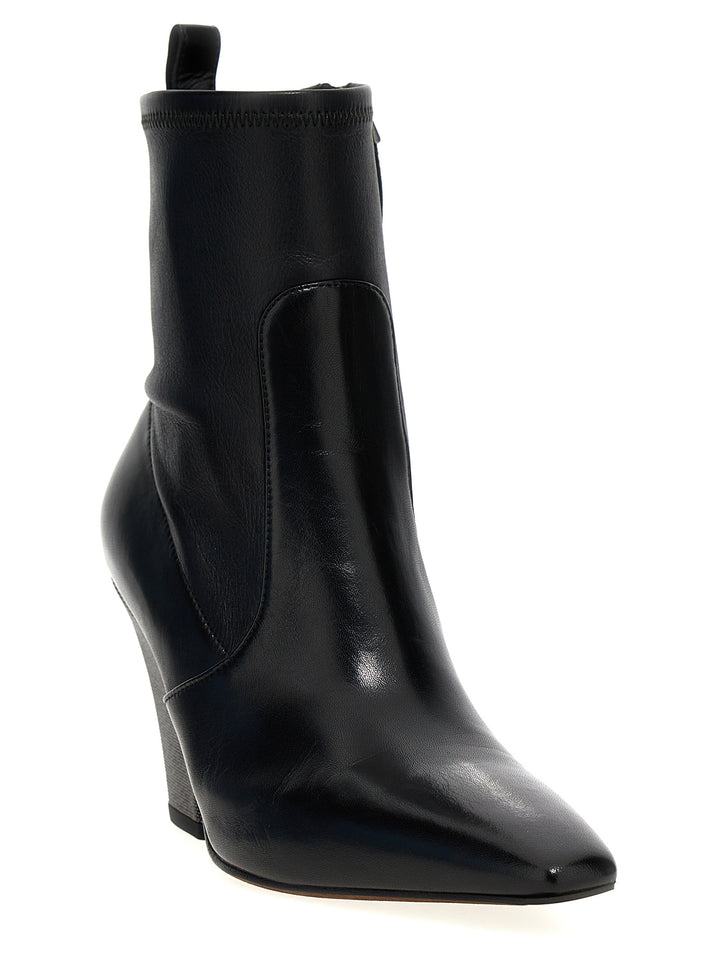 Jewel Heel Ankle Boots Boots, Ankle Boots Black