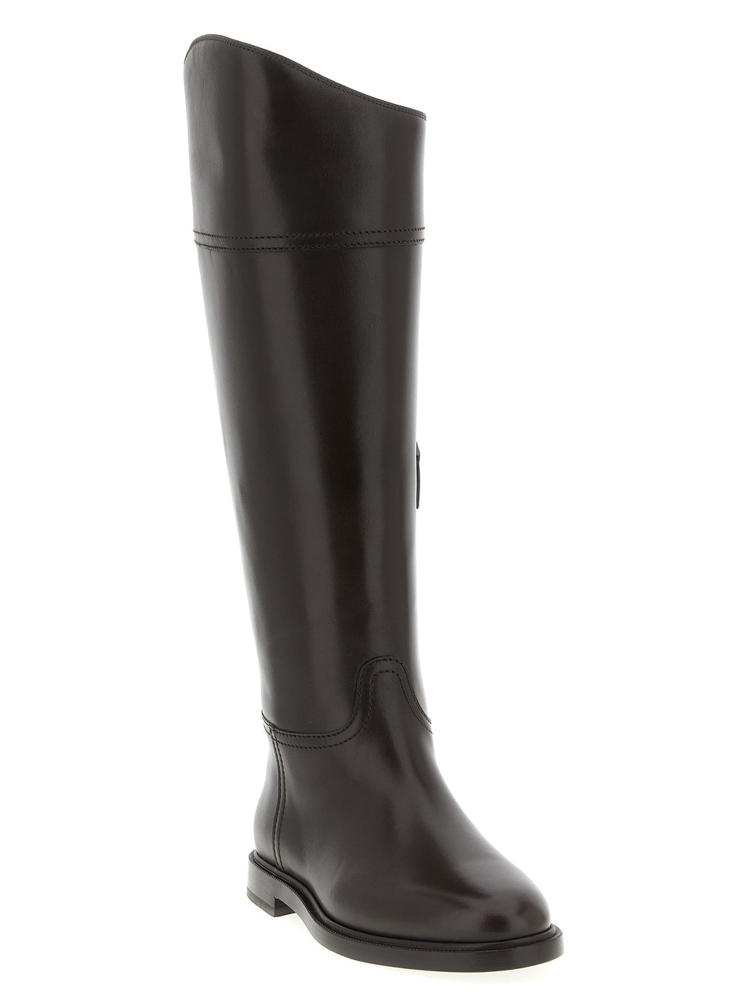 Brunello Cucinelli Leather Boots Monile Boots and Ankle Boots - Brown | 122c13424cc8610d28bdc8c60c8127be2e17f116