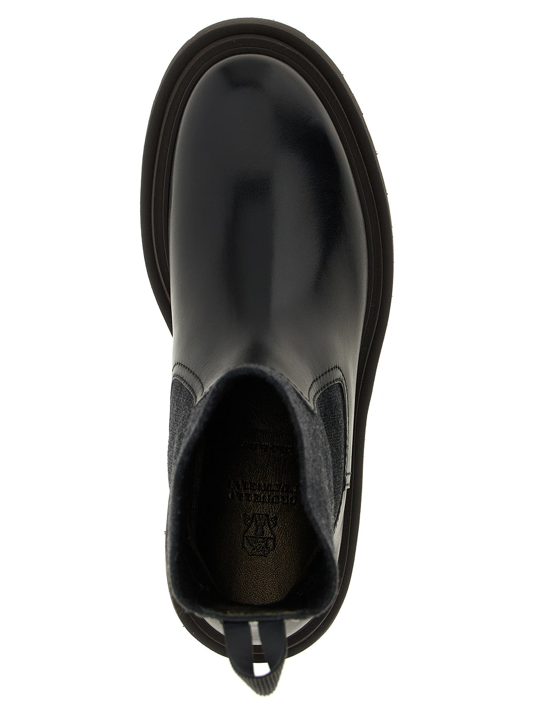 Brunello Cucinelli Precious Loop Detail Ankle Boots Boots and Ankle Boots - Black | e281247a10960c750bbd2e9b7bd4e01035c6f0c6