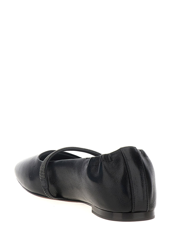 Monile Flat Shoes Black