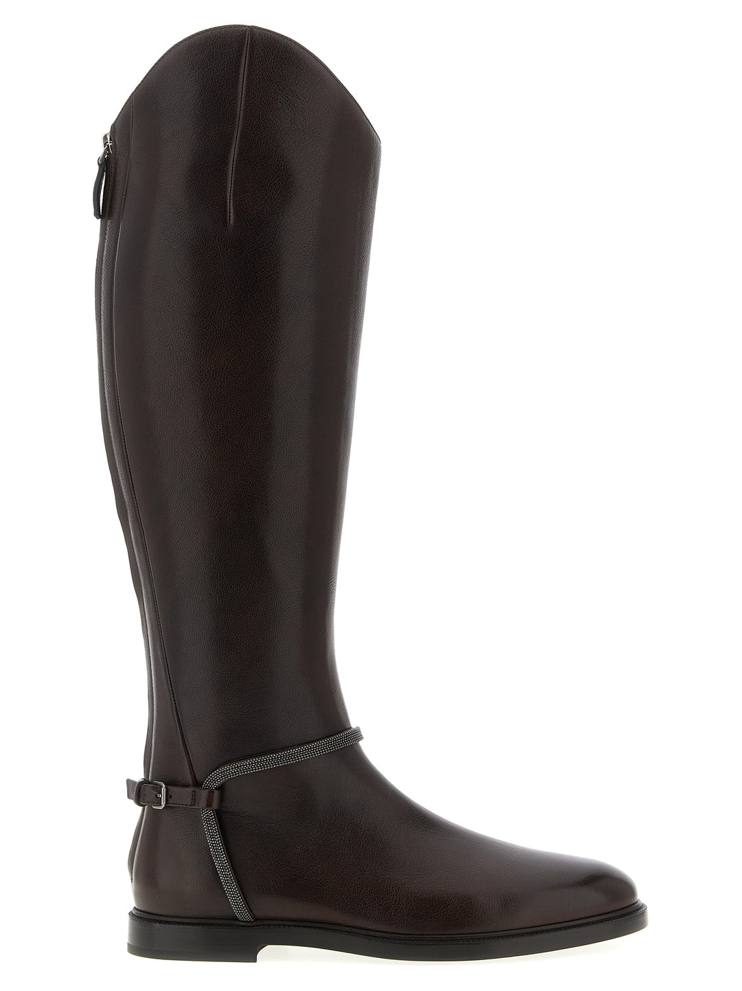 Brunello Cucinelli Precious Spurs Boots and Ankle Boots - Brown | ca176819ab35267a60c026b7fccdcb87ada48dbe