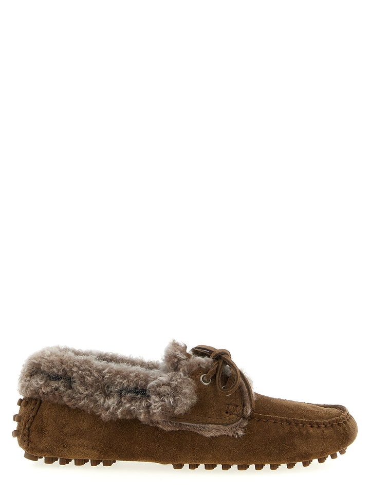 Brunello Cucinelli Driving Loafer Loafers - Brown | ec351855179c88b2cf85d519b0cdd8413a168537