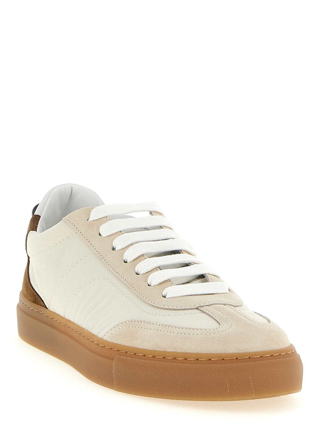 Brunello Cucinelli Precious Loop Detail Sneakers - Beige | 8027dcae6baa69a850a78c3ce02d263ad99fa153