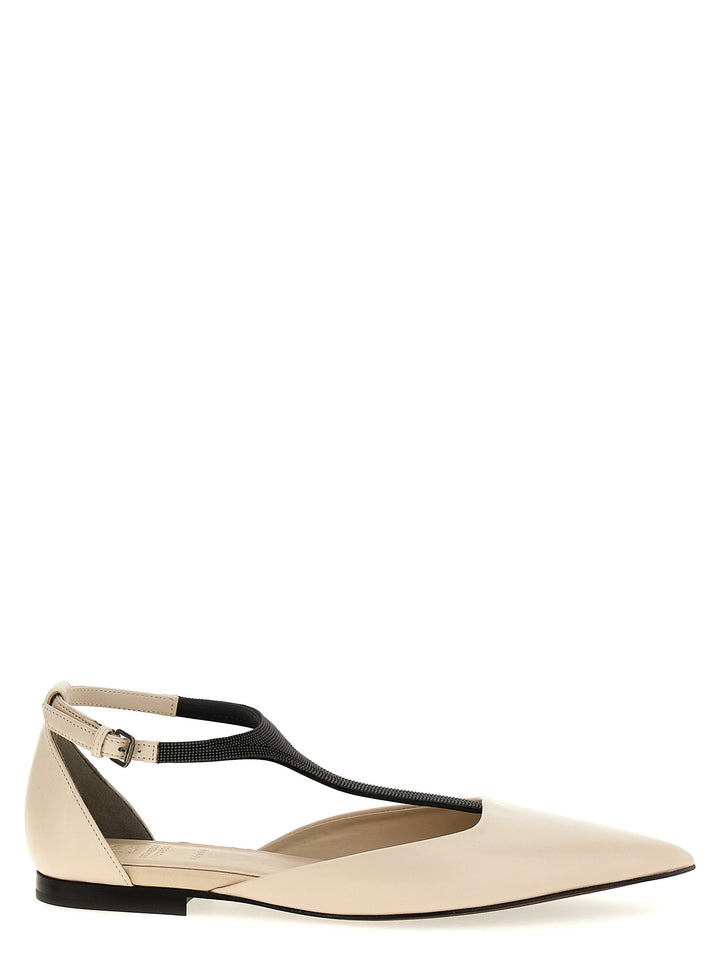 Monile Flat Shoes Beige