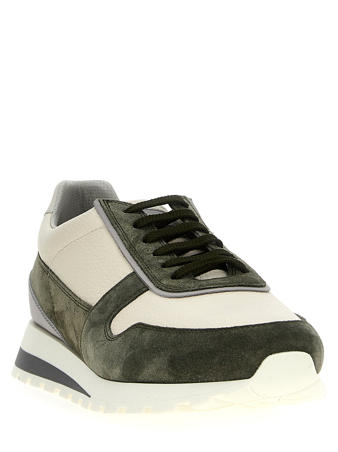 Suede Leather Sneakers Multicolor