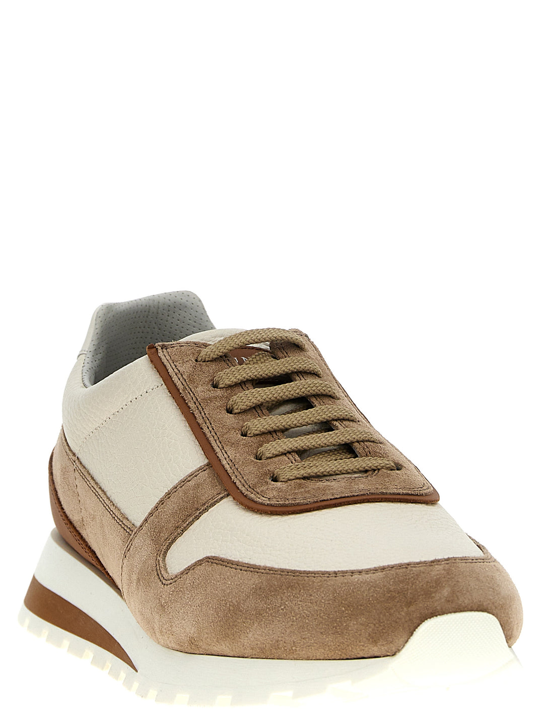 Suede Leather Sneakers Multicolor