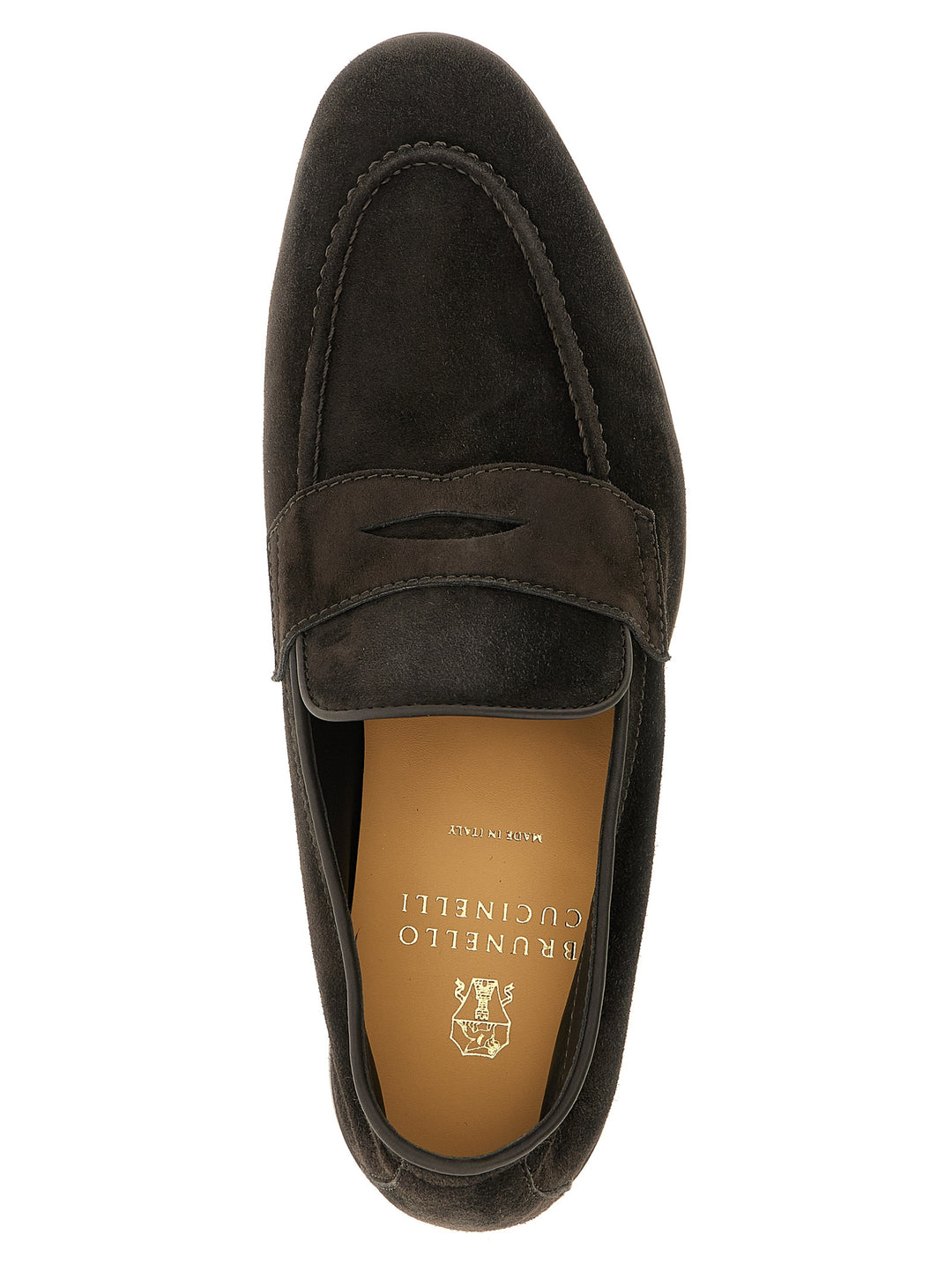 Brunello Cucinelli Penny Loafer Loafers - Brown | 8d0cf11ec40279bb63ec924c8d2c5f467877cd07