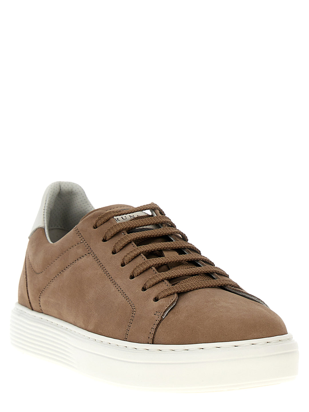 Suede Sneakers Beige