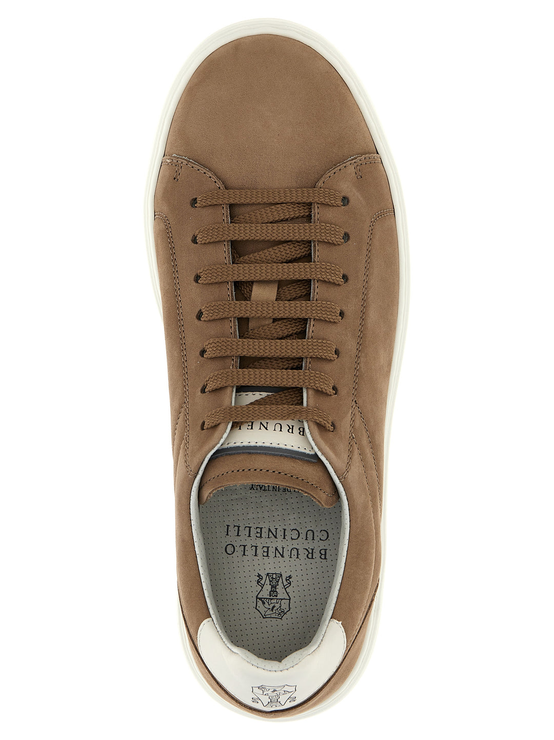 Suede Sneakers Beige