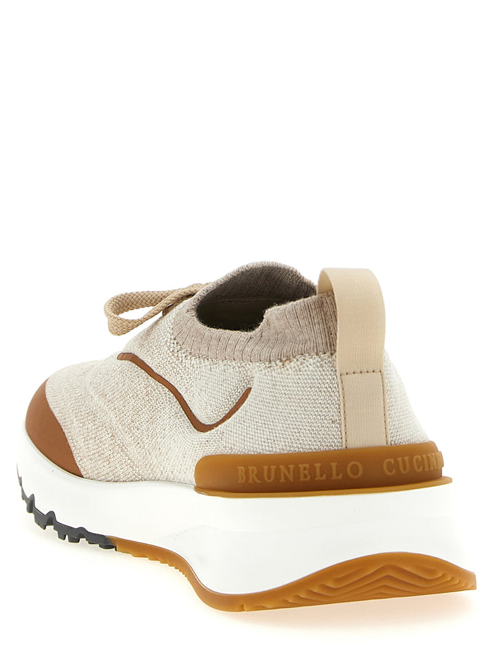 Brunello Cucinelli Runners Sneakers - Beige | 762a2da91db91228760c6a9bfd1892cc0480f3cb