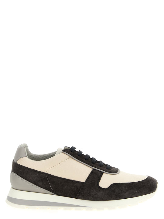 Leather Suede Sneakers Multicolor