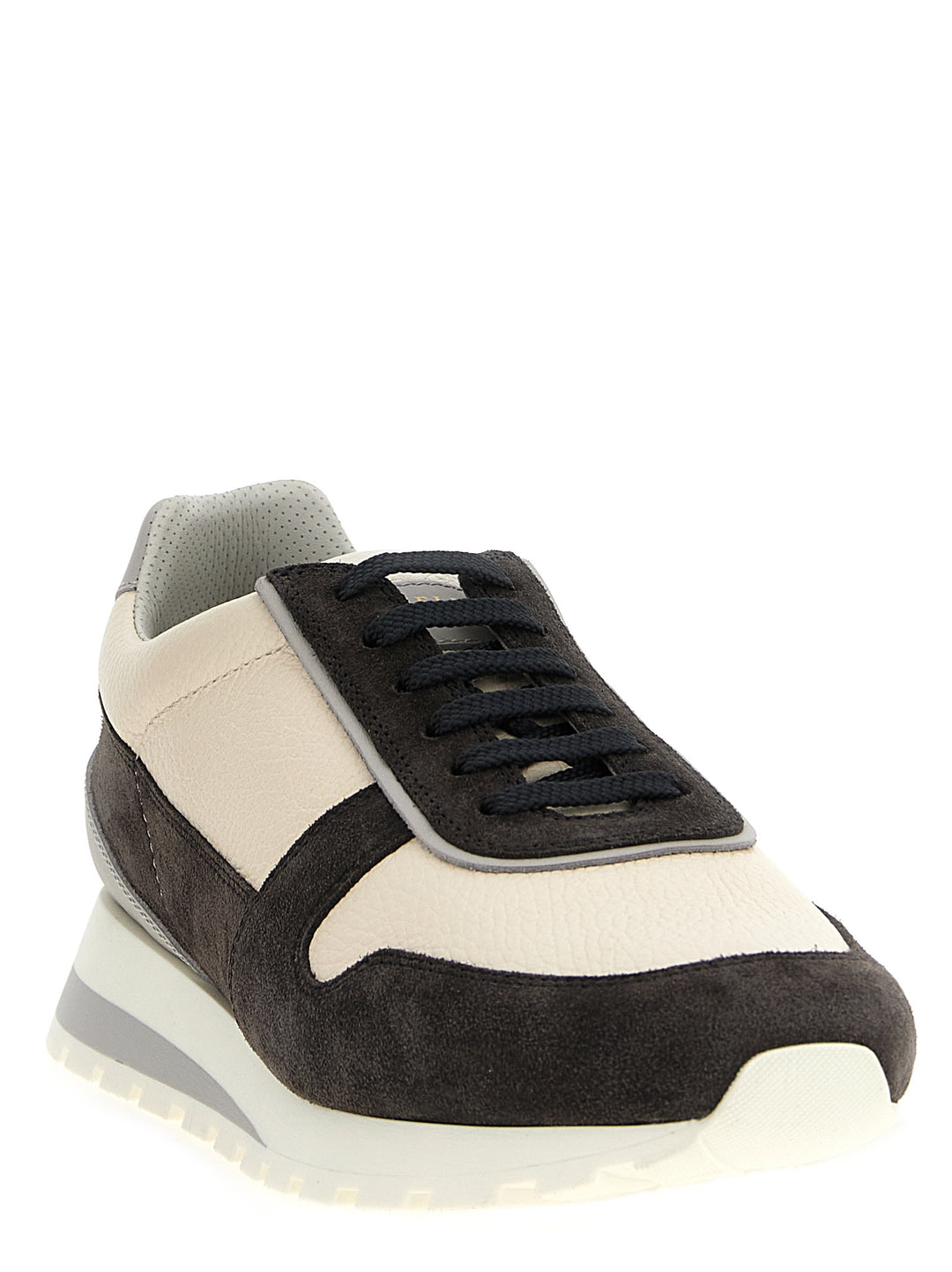 Brunello Cucinelli Leather Suede Sneakers - Multicolor | 81027dc4ffb8abe305f7f2875cb38adcfd3b58a3