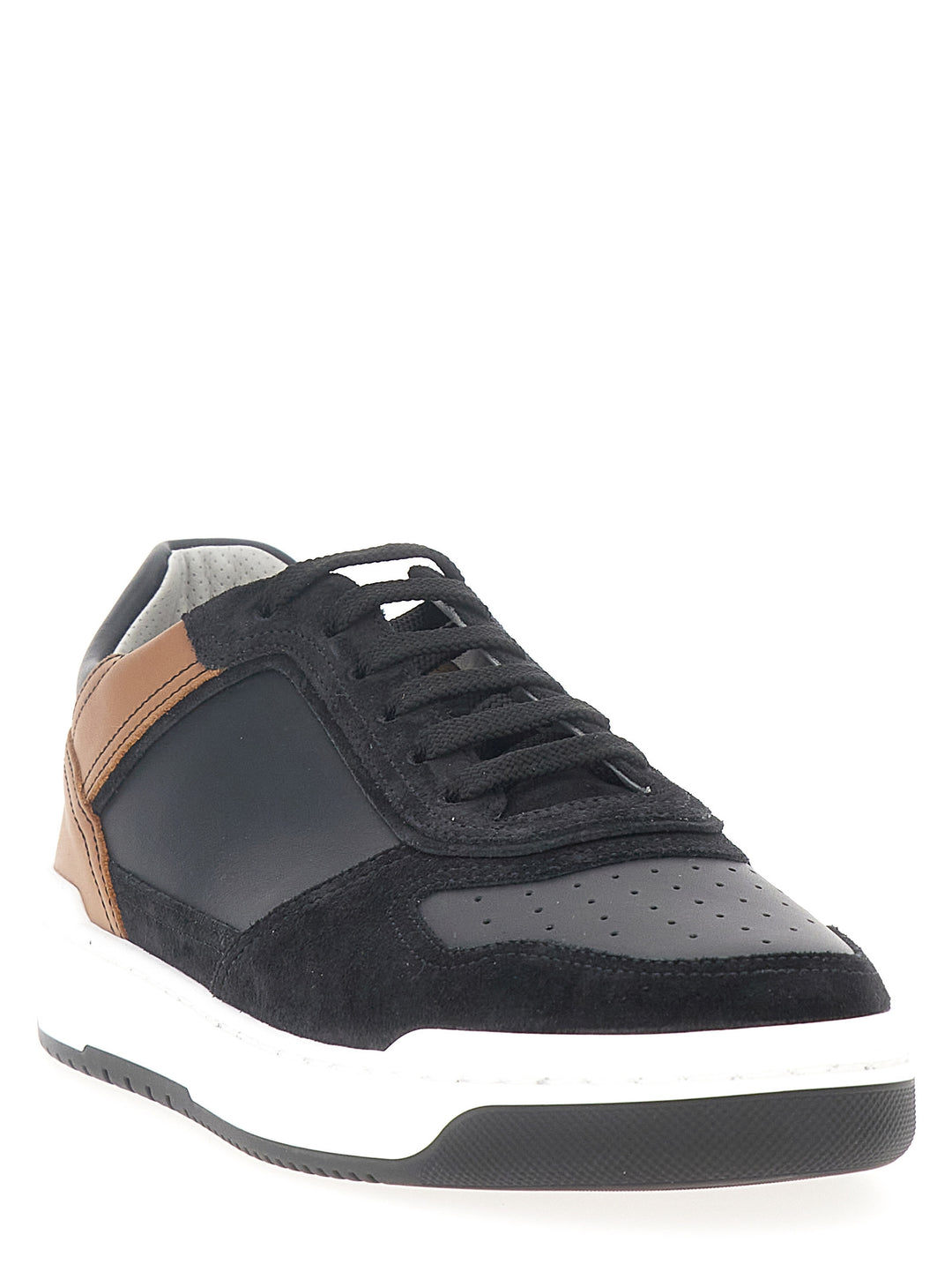 Suede Leather Sneakers Multicolor