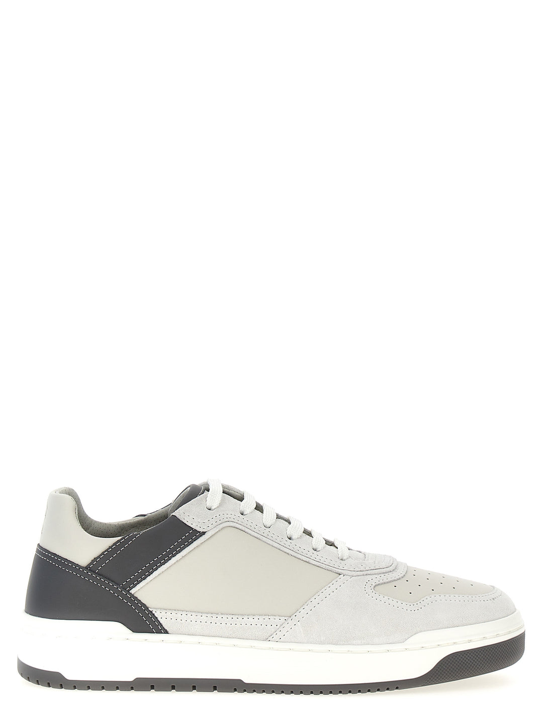 Suede Leather Sneakers Gray