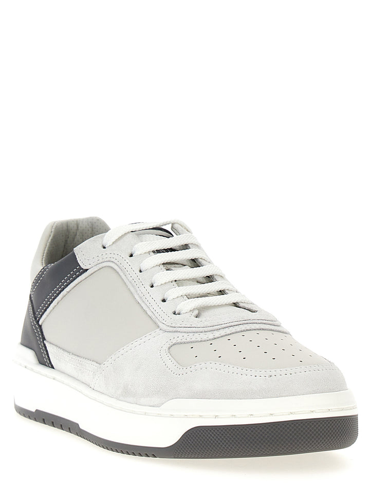 Suede Leather Sneakers Gray