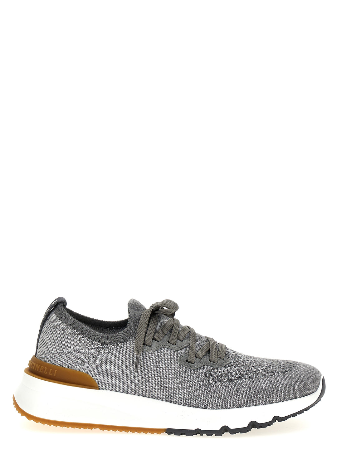 Stretch Fabric Sneakers Gray