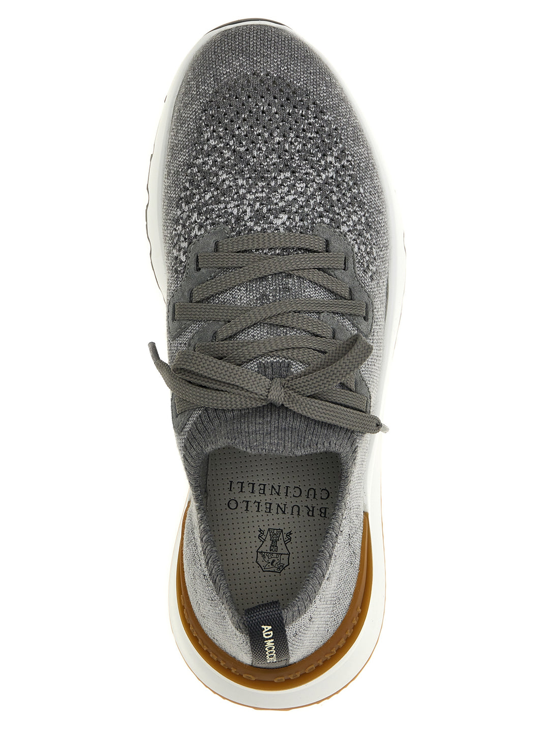 Stretch Fabric Sneakers Gray