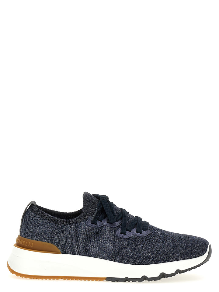 Knitted Sneakers Blue