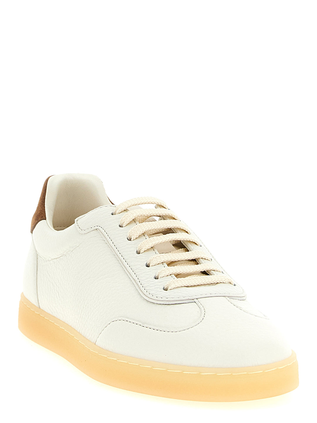 Brunello Cucinelli Leather Sneakers - White | b0d06628c1067c10846bd5b1c52ba54cb67780c6