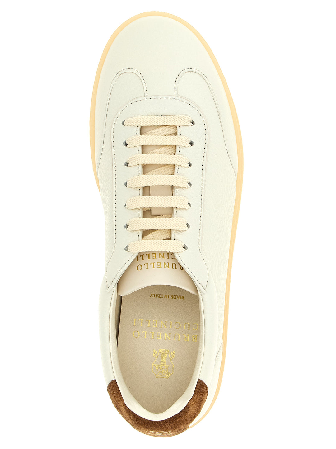 Brunello Cucinelli Leather Sneakers - White | d04a332cd051b3ed8ac1dbe6b55a260fd6dac2be
