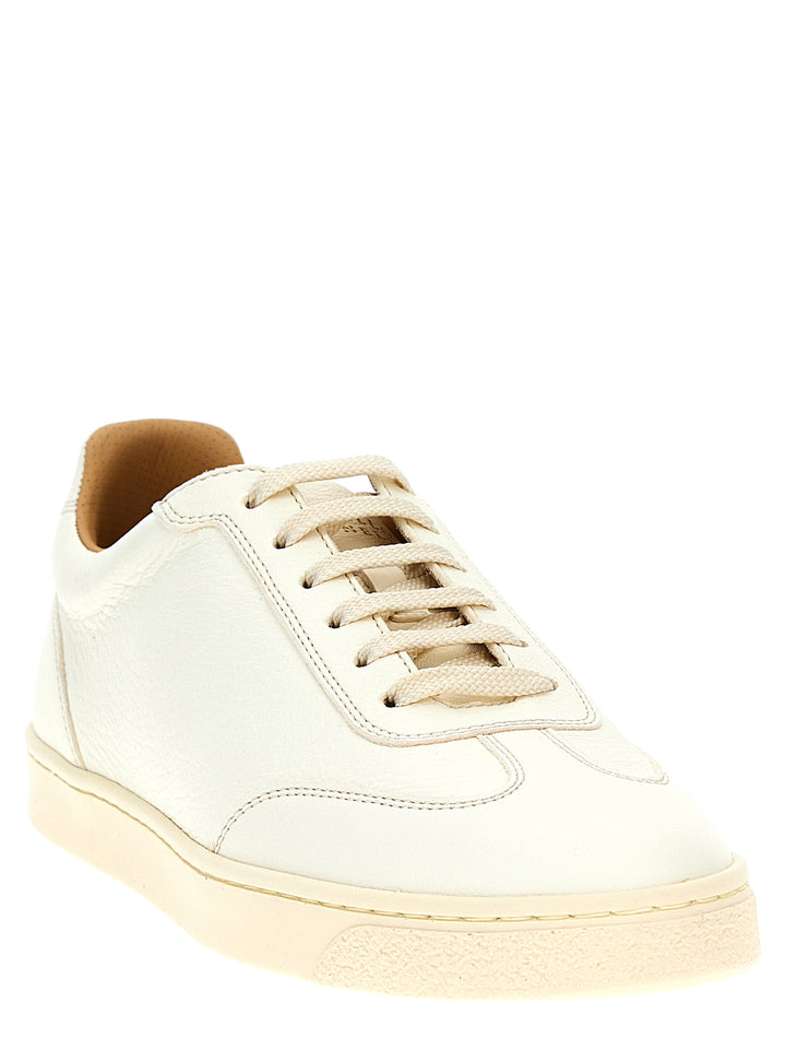 Leather Sneakers White