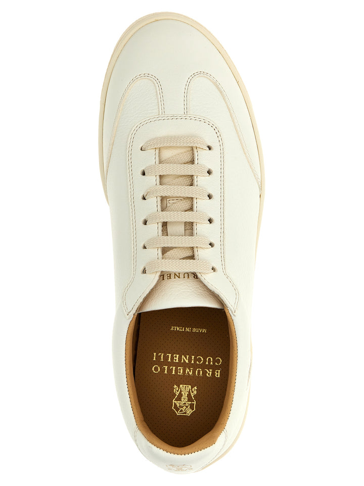 Leather Sneakers White