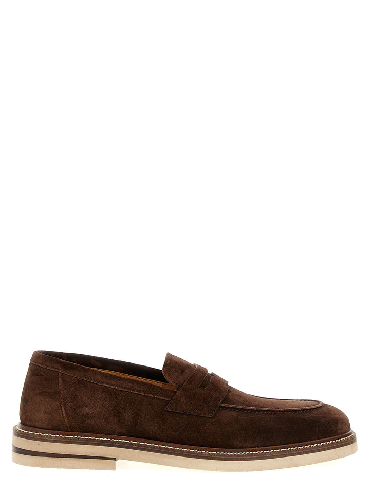 Suede Loafers Brown