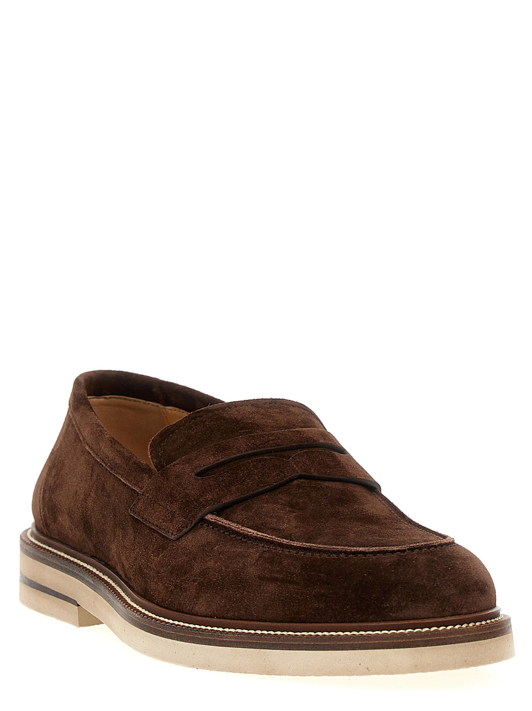 Suede Loafers Brown