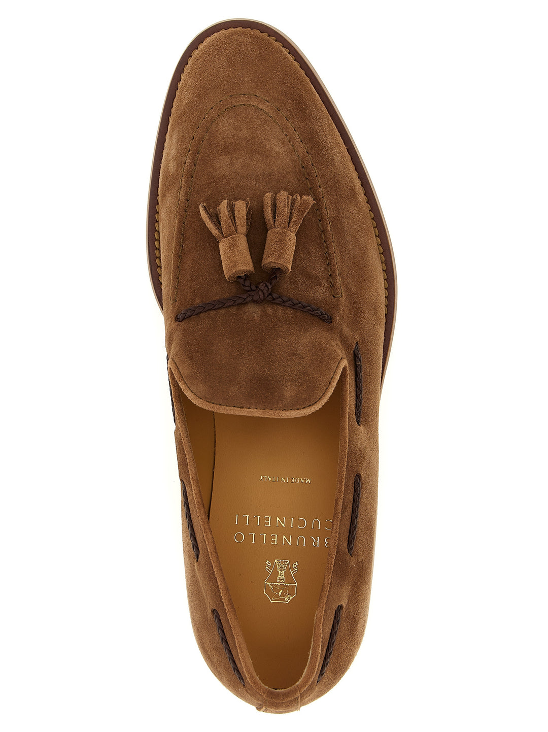 Brunello Cucinelli Suede Loafers - Brown | 33171eae3450976493aff2dca17a7aa461832910