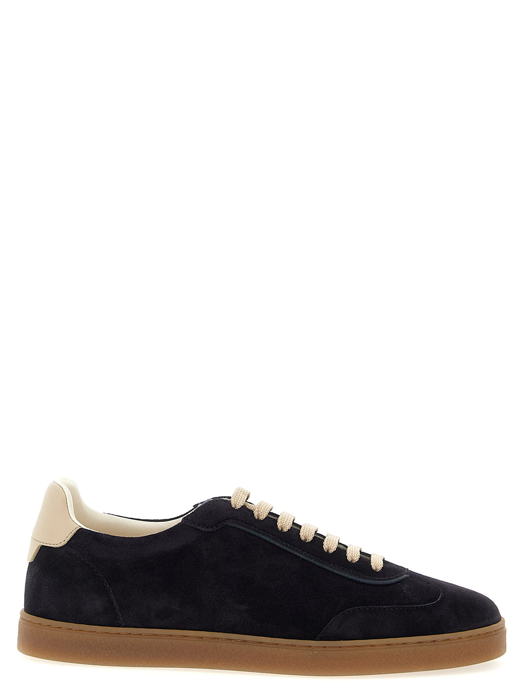 Brunello Cucinelli Suede Sneakers - Blue | 4ee71bb8dfb228a02bbbb2d633bed5ca59449099