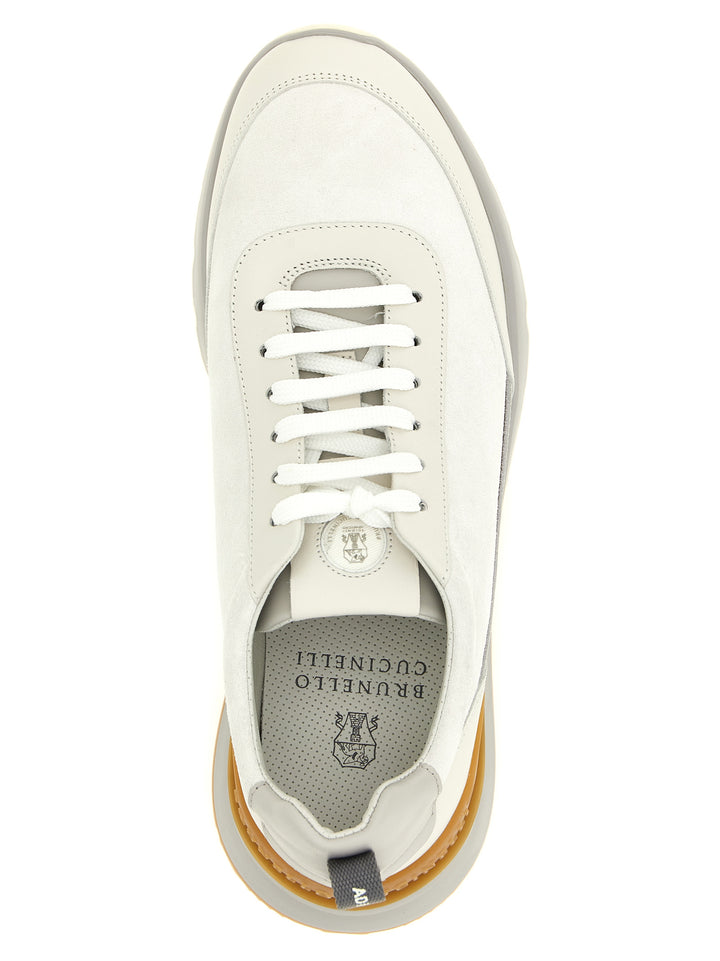 Brunello Cucinelli Runners Sneakers - Gray | f44bdde662035b618a27dab1e8ec0b6b39bacf11