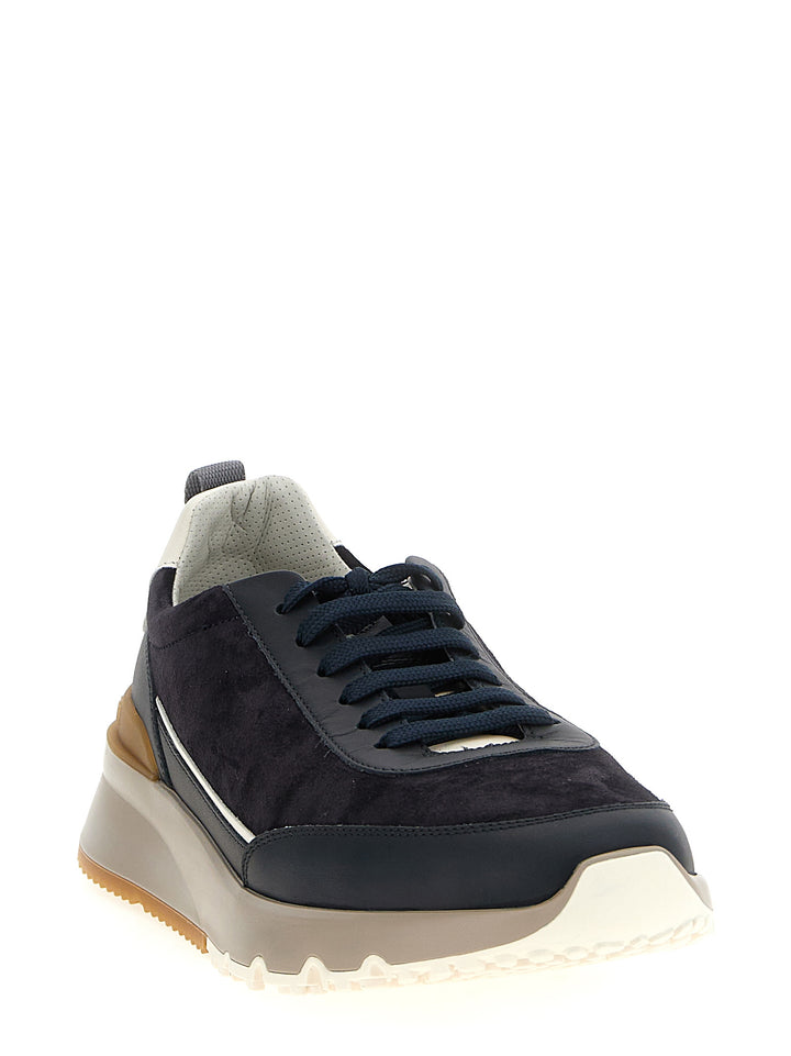 Brunello Cucinelli Runners Sneakers - Blue | b7c9a7bb66248a5abaef5938ee82bdd750ca93c0