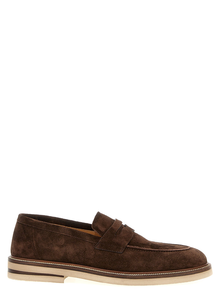 Suede Loafers Brown