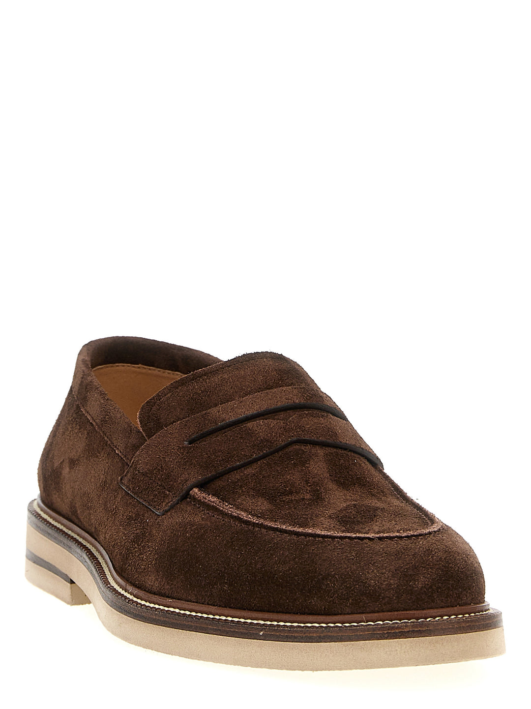 Suede Loafers Brown