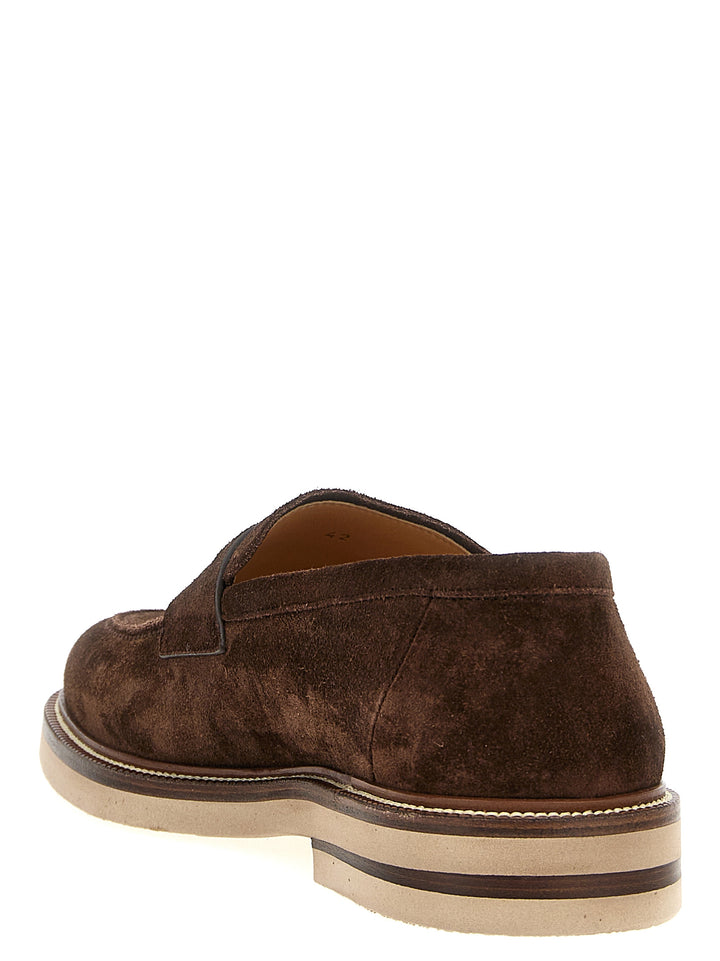 Suede Loafers Brown